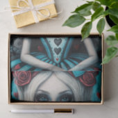 Dark Whimisical Gothic Alice Decoupage Papier (Geschenk)