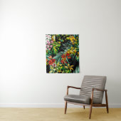 Dark wild exotic jungle wandkleed (In situ)