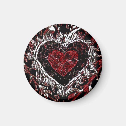 Dark Wild Heart Magneet (Voorkant)
