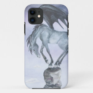 Dark Winged Fantasy Horse iPhone 5 Hoesje