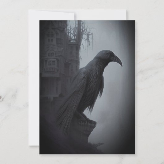 Dark Wings brengt een uitnodiging voor een Hallowe (Achterkant)