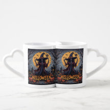Dark Witch and Pumpkins beroemd gemaakt door Hallo