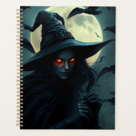 Dark Witch Halloween Planner | Gothic Aesthetic