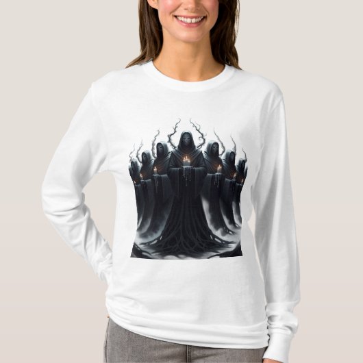 Dark Witchy Coven Graphic T-shirt (Voorkant)