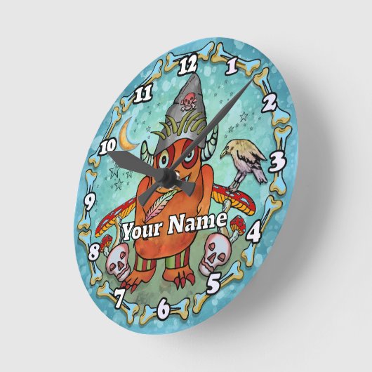 Dark Wizard Monster Ronde Klok (Hoek)