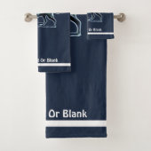 Dark Wolf Bad Handdoek (Insitu)