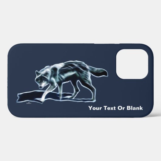 Dark Wolf Case-Mate iPhone Case (Achterkant (horizontaal))