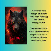 Dark Wolf Case-Mate iPhone Case