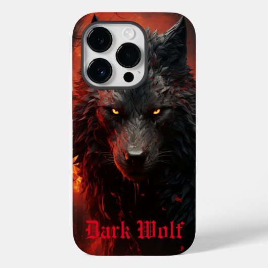 Dark Wolf Case-Mate iPhone Case (Achterkant)