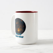 dark wolf coffee-mok tweekleurige koffiemok (Voorkant links)