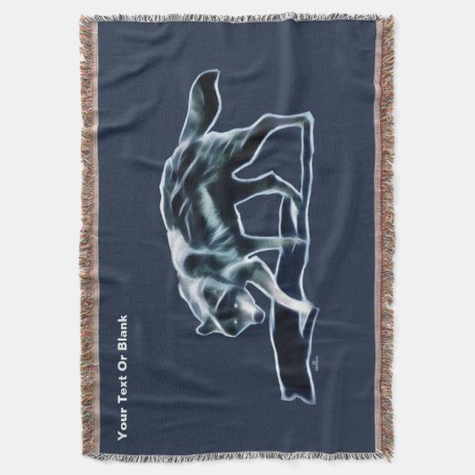 Dark Wolf Deken (Voorkant Verticaal)