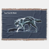 Dark Wolf Deken (Voorkant)