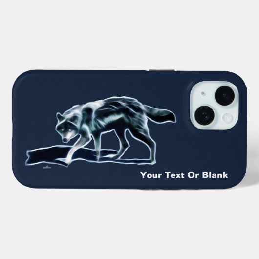 Dark Wolf Hoesje-Mate iPhone Case (Achterkant (horizontaal))