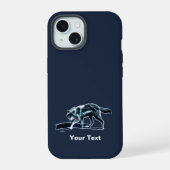 Dark Wolf Hoesje-Mate iPhone Case iPhone 15 Case (Achterkant)