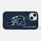 Dark Wolf Hoesje-Mate iPhone Case iPhone 15 Case (Achterkant horizontaal)