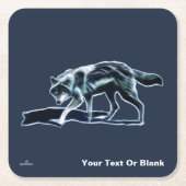 Dark Wolf Kartonnen Onderzetters (Voorkant)