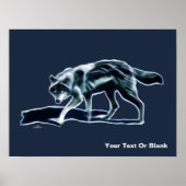 Dark Wolf Poster (Voorkant)