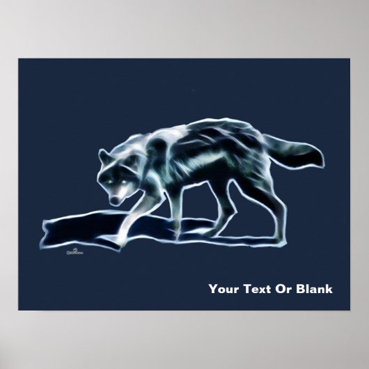 Dark Wolf Poster (Voorkant)