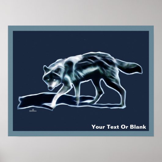 Dark Wolf Poster (Voorkant)