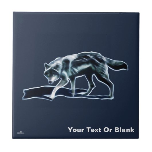 Dark Wolf Tegeltje (Voorkant)