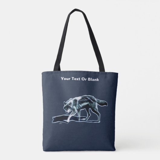 Dark Wolf Tote Bag (Achterkant)