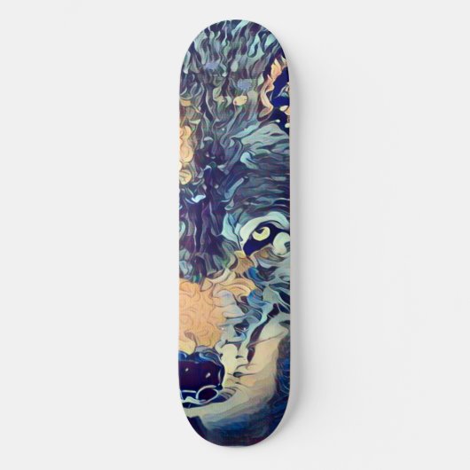 Dark Wolf Zero Element Custom Pro Park Board Persoonlijk Skateboard (Voorkant)