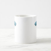 Dark Woman Sky Diving Koffiemok (Center)