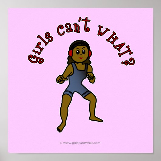 Dark Womens Wrestling Poster (Voorkant)