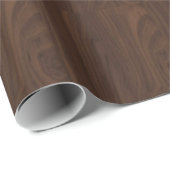 Dark Wood Grain Wrapping Paper Cadeaupapier (Rol Hoek)