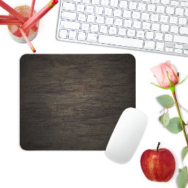 Dark Wood Panel Mousepad Muismat