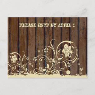 Dark Wood RSVP Briefkaart