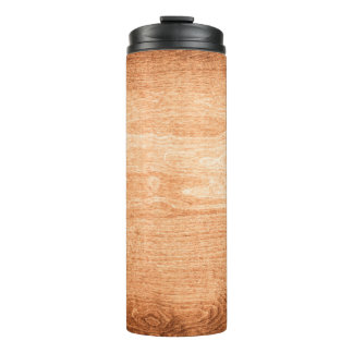 Dark wood texture background surface with old natu thermosbeker