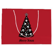 Dark Xmas-structuur Groot Cadeauzakje (Achterkant)