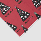 Dark Xmas-structuur Tissuepapier (Detail)