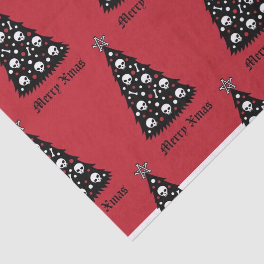 Dark Xmas-structuur Tissuepapier (Detail)