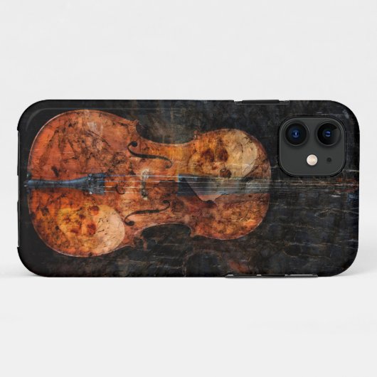 Dark ziel cello Case-Mate iPhone case (Achterkant (horizontaal))