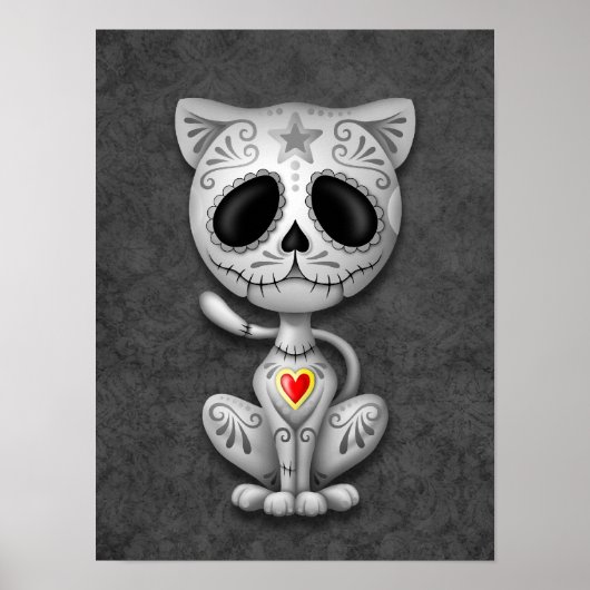 Dark Zombie Sugar Kitten Poster (Voorkant)