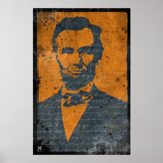 Darkana Style Lincoln-portret Poster (Voorkant)