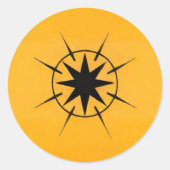 Darkbane Symbology-Sticker Ronde Sticker (Voorkant)