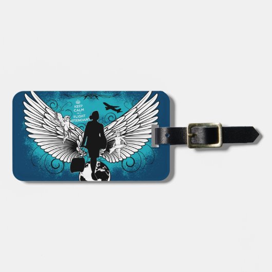 Darkblue classic Kciafa Bagagelabel (Voorkant horizontaal)