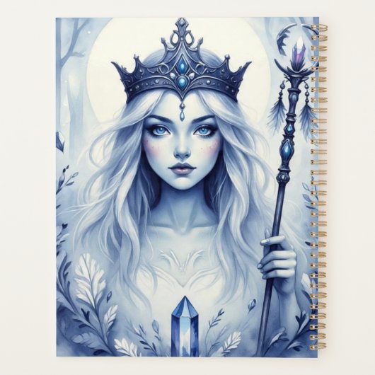 DarkBlueCrystalWitch Planner (Achterkant)