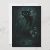 Darke Afgrond Axolotl Verjaardag Kaart (Achterkant)