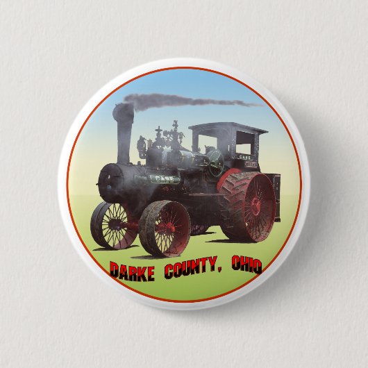 Darke County Ohio Ronde Button 5,7 Cm (Voorkant)