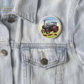 Darke County Ohio Ronde Button 5,7 Cm (In situ)