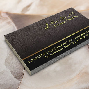 Darker Leather Marriage Counseling Visitekaartje