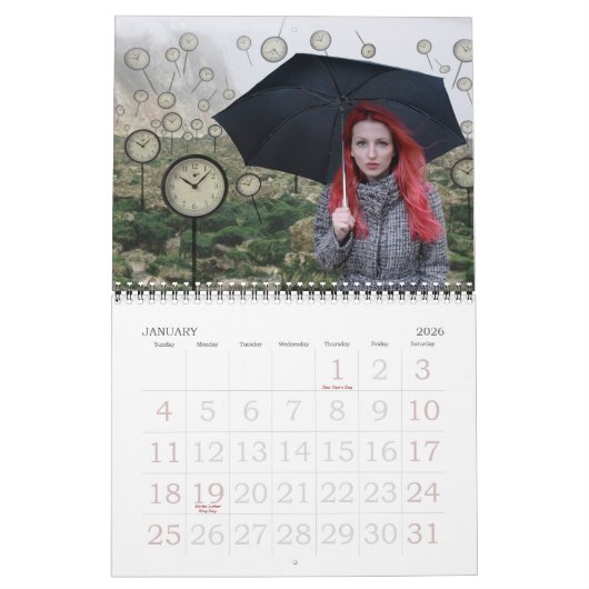 DarkestGoth Girl Danna Victoria 2015 Calendar Kalender (Jan 2026)