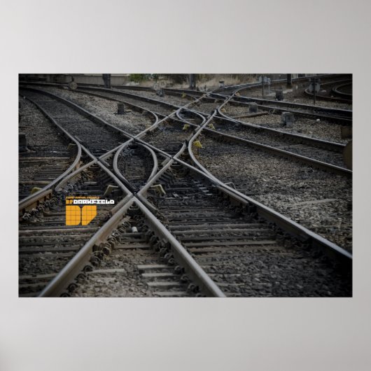 Darkfield treinspoor poster (Voorkant)
