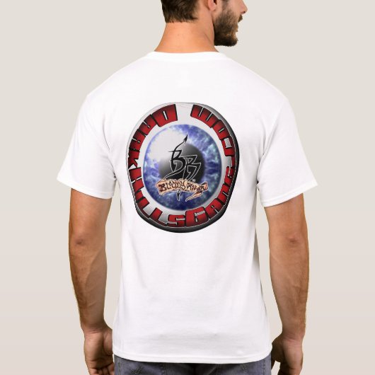 DarkHillsGang.com Eyeball  T-shirt (Achterkant)