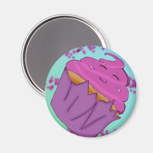 Darkling Cupcake Magneet (Voorkant / Achterkant)