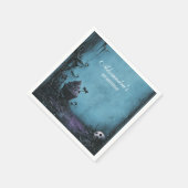 Darkly Elegant Spooky ONE Birthday Servet (Hoek)